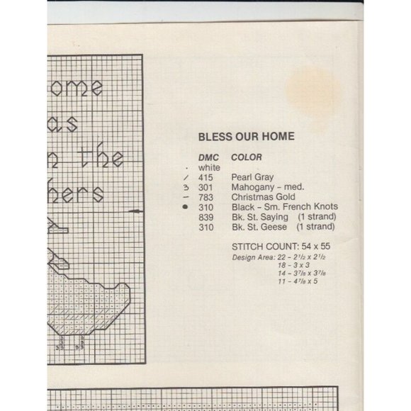 Miniature Sayings that Count Cross Stitch Pattern Booklet Dale Burdett - Picture 4 of 4